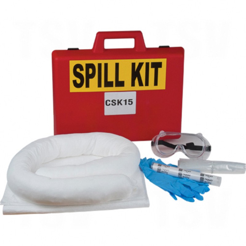 First Responders Spill Kits - Oil Only Case Portable      