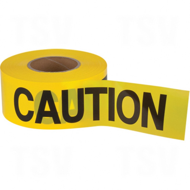 Barricade Tape 2 mils 1000' 3
