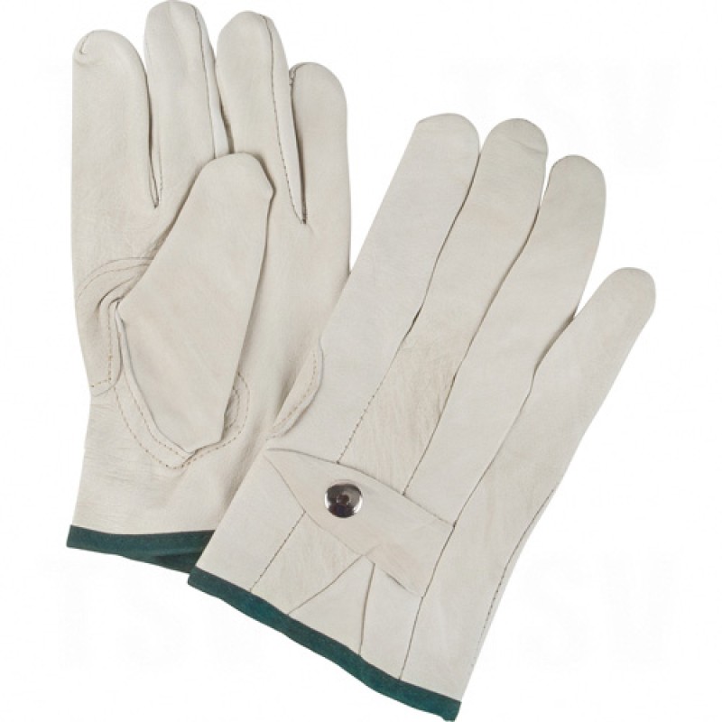 Grain Cowhide Ropers Gloves Medium Unlined Grain Cowhide Keystone     