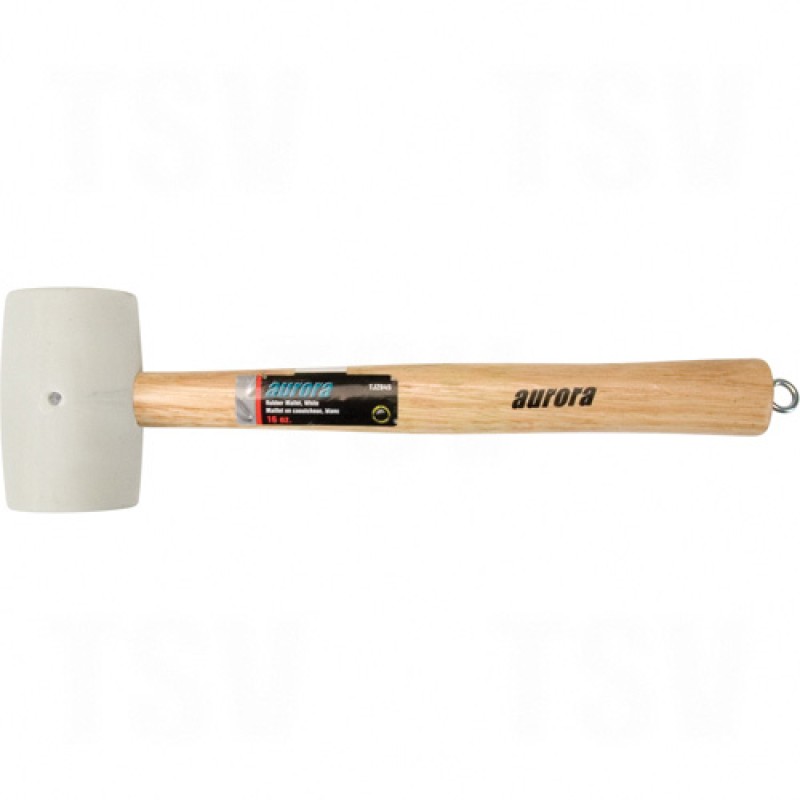 Rubber Mallets Head Weight 16 oz. Face  Rubber  Wood