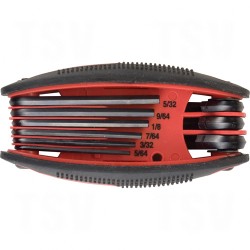 Folding Hex Key Sets - S.A.E. Fold Up No. of Keys 9 Drive Type Imperial