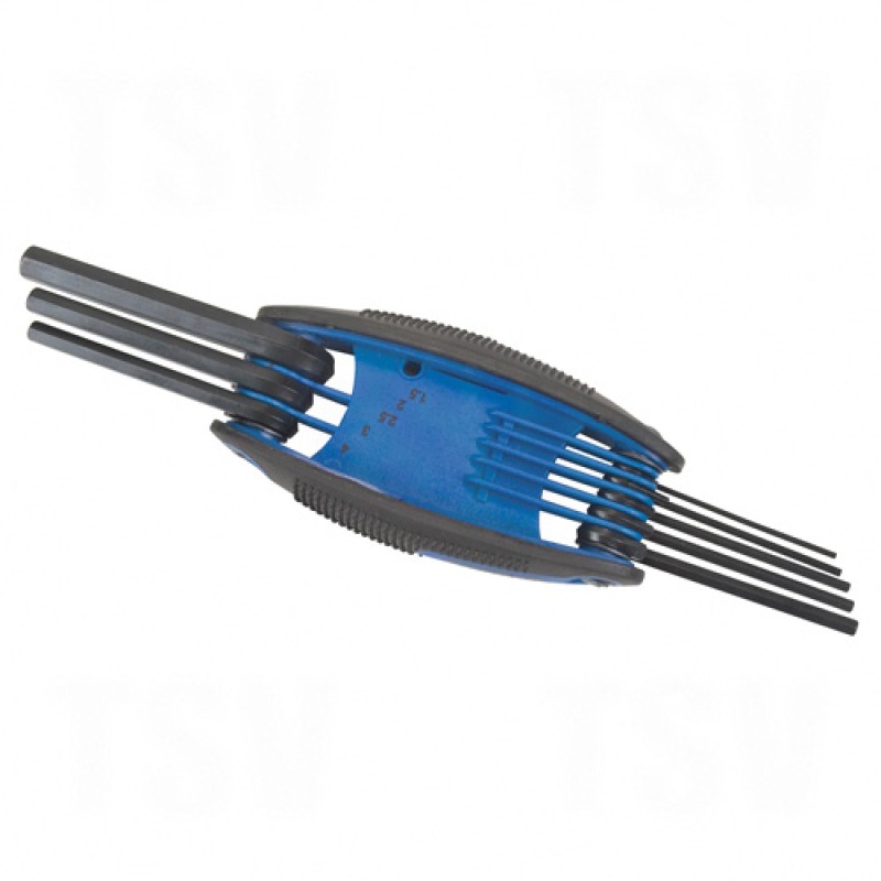 Folding Hex Key Sets - Metric Fold Up No. of Keys 8 Drive Type Metric