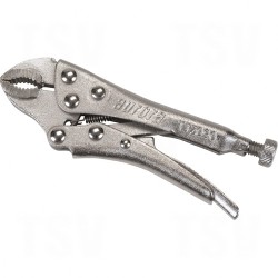 Locking Pliers - Curved Jaws With Wire Cutter O. A. Length 4