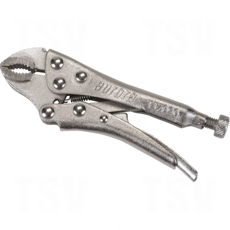 Locking Pliers - Curved Jaws With Wire Cutter O. A. Length 4