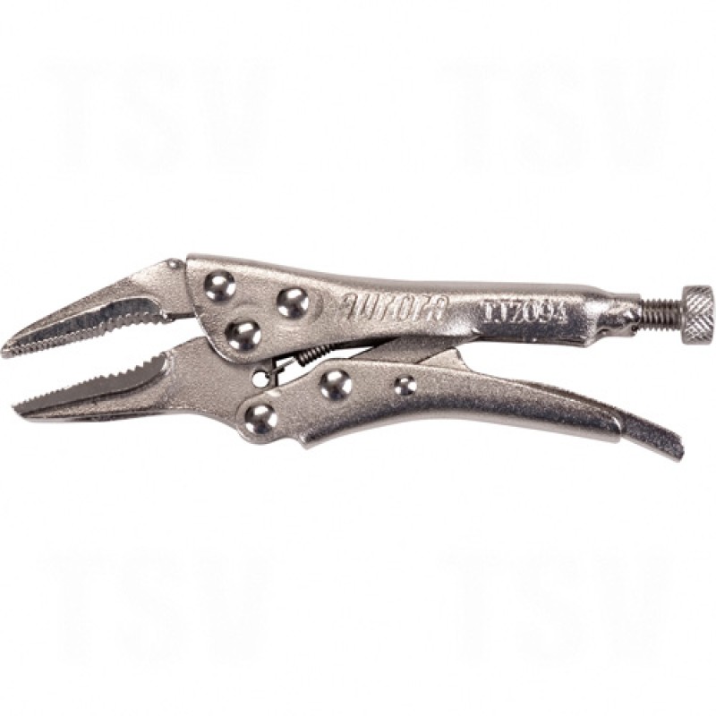 Locking Pliers - Long Nose With Wire Cutter O. A. Length 4