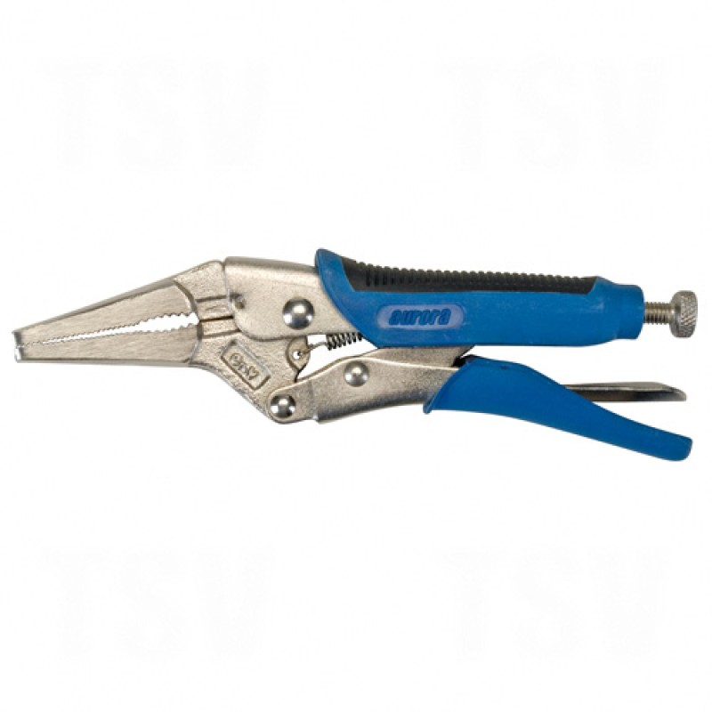 Locking Pliers - Long Nose With Wire Cutter O. A. Length 6