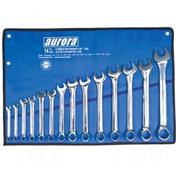 Combination Wrench Set Number of Pieces 14 Size Standard Imperial