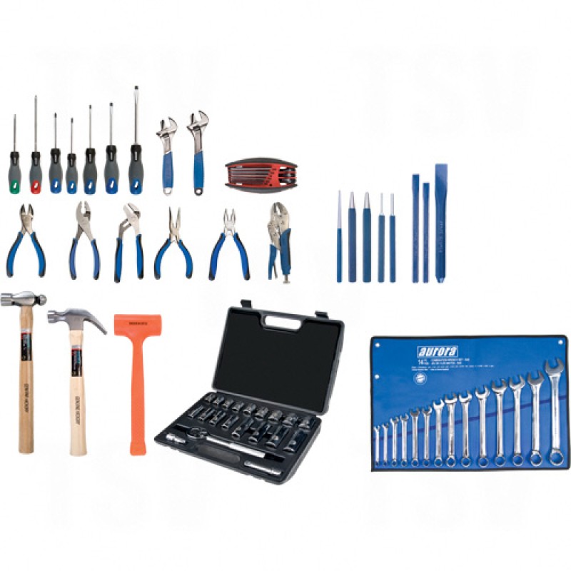 70-Piece Starter Tool Set with Steel Chest Number of Pieces 70