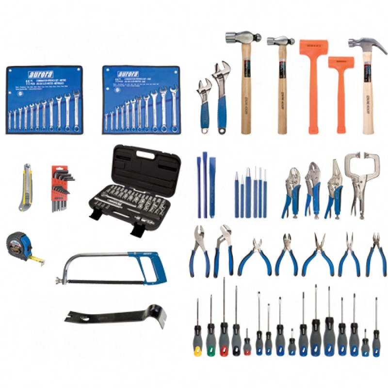 112-Piece Intermediate Tool Set with Steel Chest Number of Pieces 112