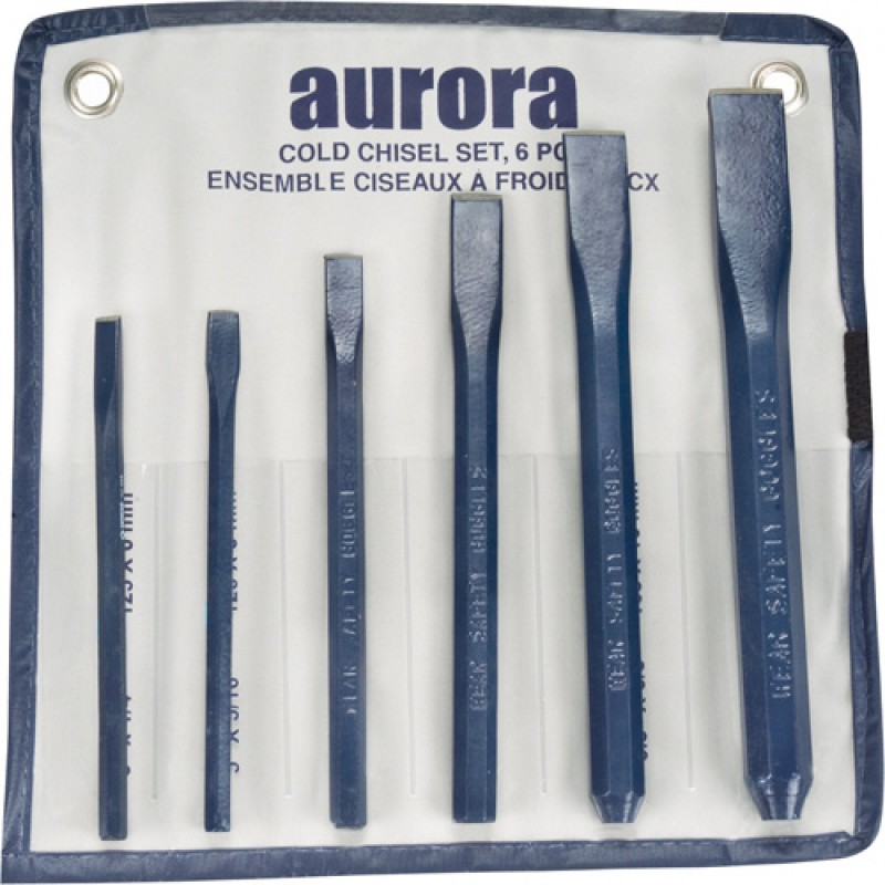 6-Piece Cold Chisel Set Number of Pieces 3