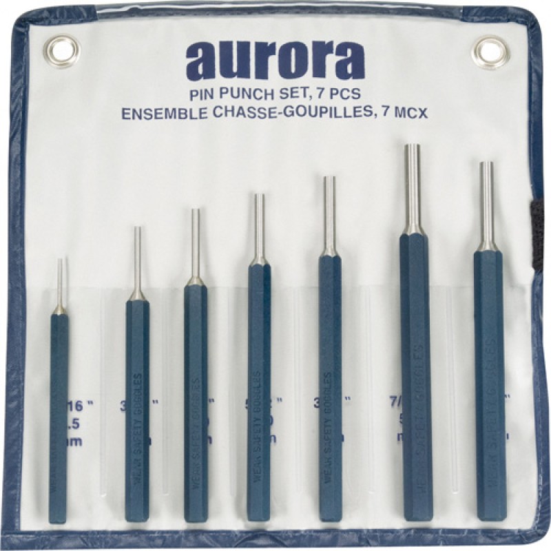7-Piece Pin Punch Set Number of Pieces 7