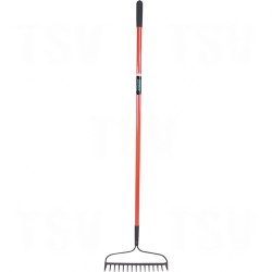 Heavy-Duty Bow Rakes  Fibreglass No. of Tines 15  Carbon Steel