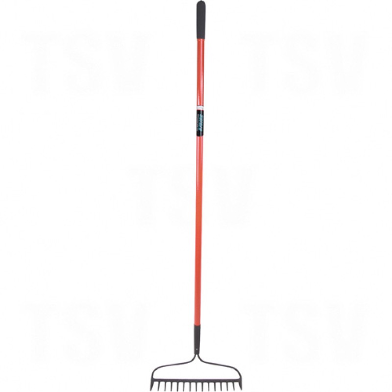 Heavy-Duty Bow Rakes  Fibreglass No. of Tines 15  Carbon Steel