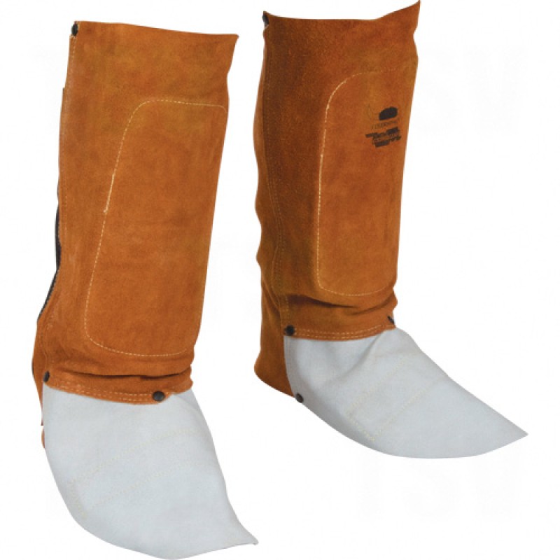 Lava Brown Leather Spats