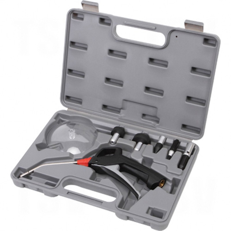 Heavy-Duty Air Blow Gun, 7-Pc. Kits Air Consumption 235 CFM Air Inlet 1/4