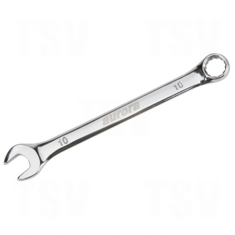 Combination Wrench Number of points 12 Length 151 mm Size 10 mm Chrome  Plain