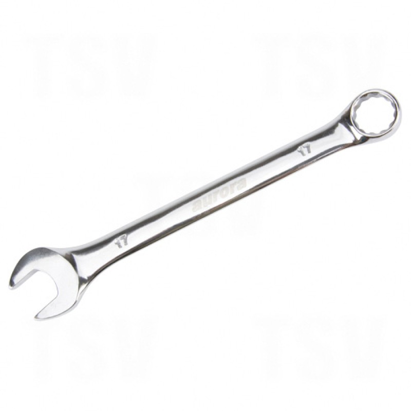 Combination Wrench Number of points 12 Length 211 mm Size 17 mm Chrome  Plain
