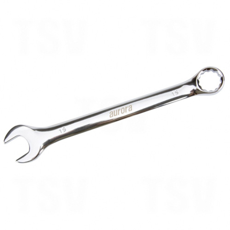Combination Wrench Number of points 12 Length 231 mm Size 19 mm Chrome  Plain