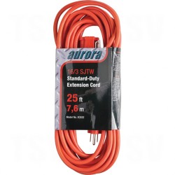 Indoor/Outdoor Extension Cords 25' Long 16 (AWG) 13 Amps Orange 125V 1625W