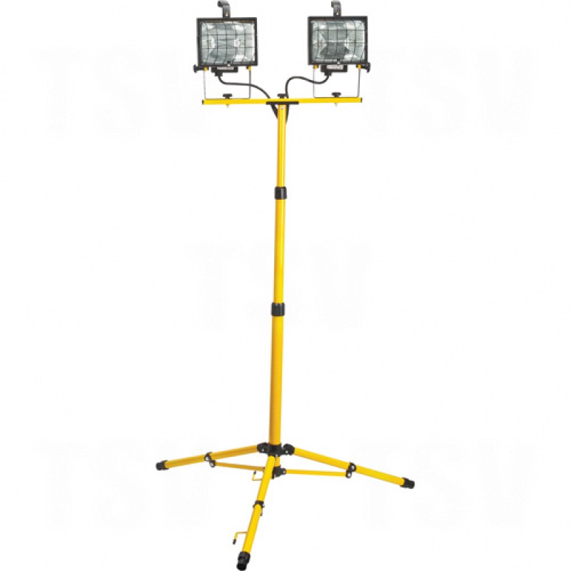 Twin Head Halogen Work Light Type of Lamp Halogen Lumens 16000 Watts 500 WHousing Material Steel