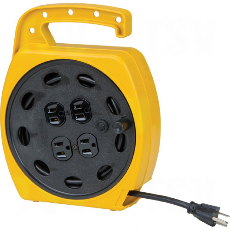 Wind-Up Extension Cord 25' Long (AWG) 16/3 0.416666666666667