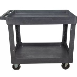 Utility Service Cart 2 Tiers 24-5/8" x 32-1/2" x 40" 550 lbs Capacity