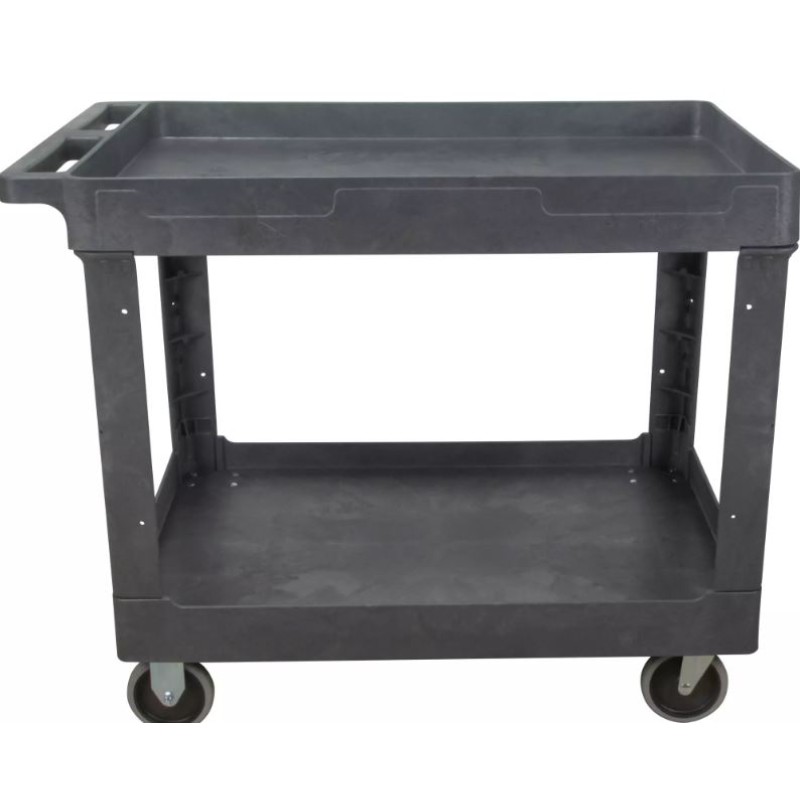 Utility Service Cart 2 Tiers 24-5/8" x 32-1/2" x 40" 550 lbs Capacity