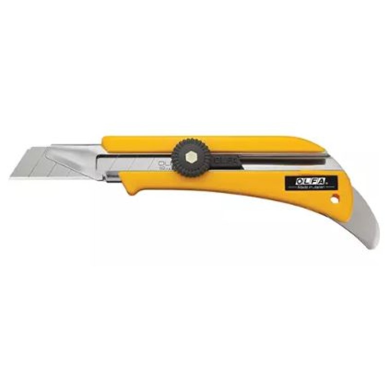 OL OLFA® Knife with Extend-Depth & Carpet-Cut Tool 18 mm Silver Heavy-Duty Plastic Handle