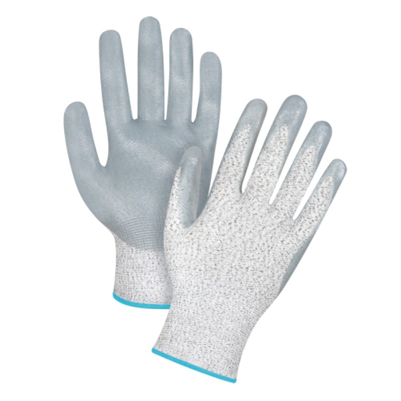 HPPE Nitrile-Coated Gloves Large (9) 13 Gauge ANSI/ISEA 105 Level 4/EN 388 Level 5 
