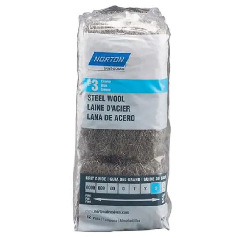 Steel Wool Roll Grade 3 (12/pk)