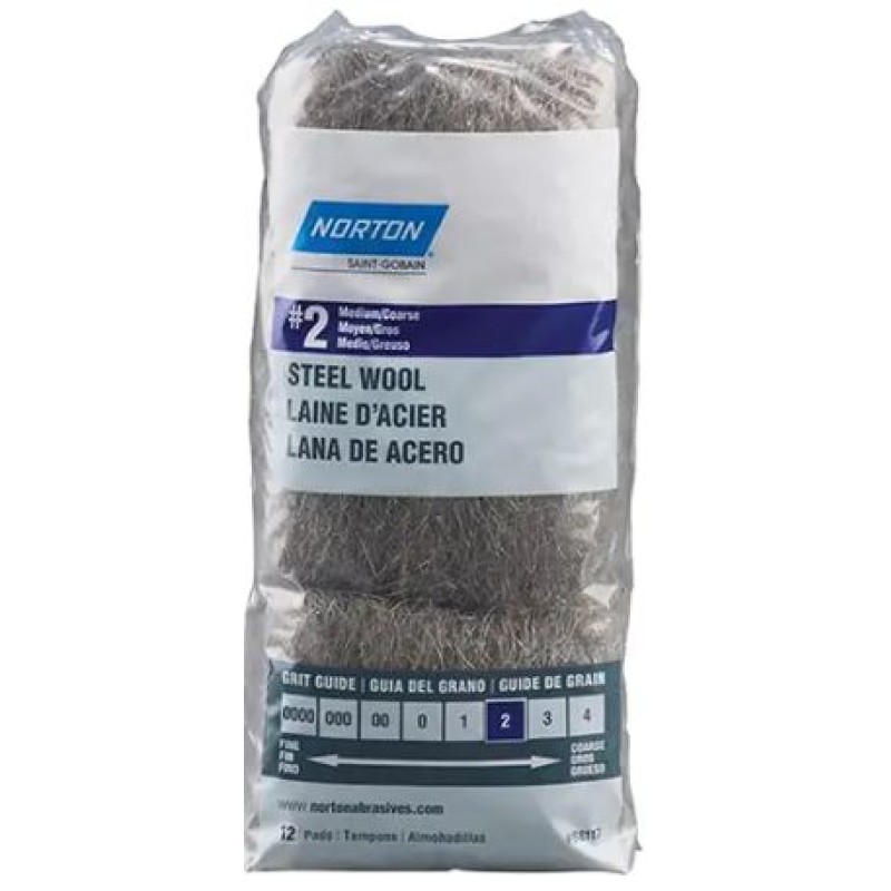 Steel Wool Roll Grade 2 (12/pk)