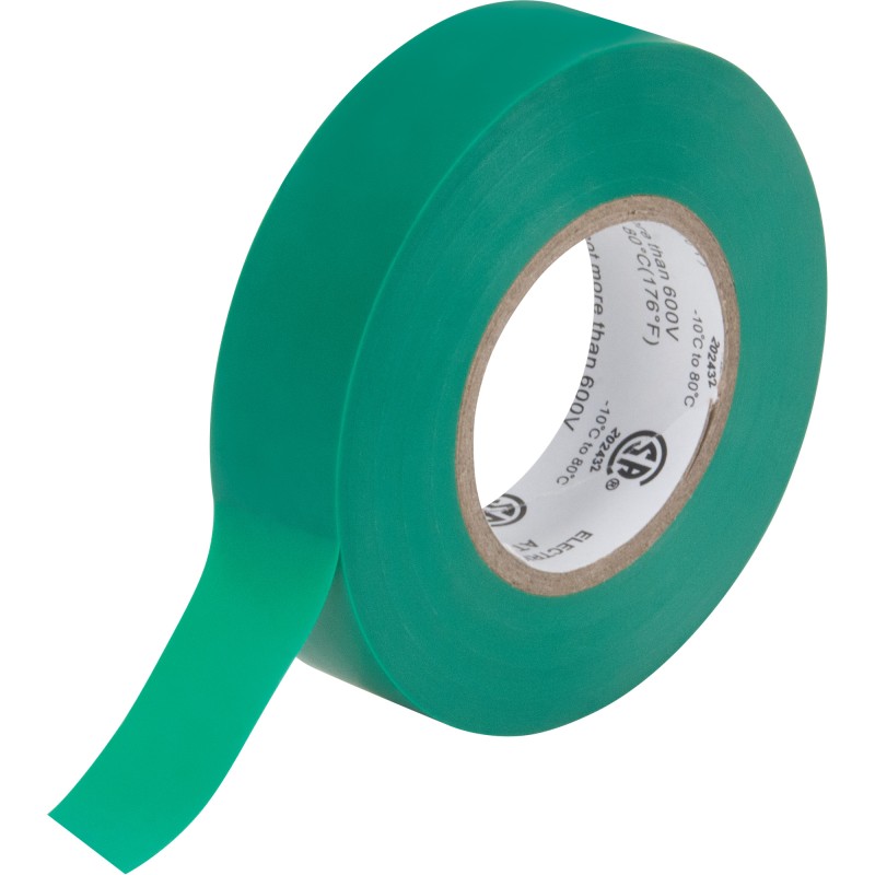 Electrical Tape Width 3/4 Green