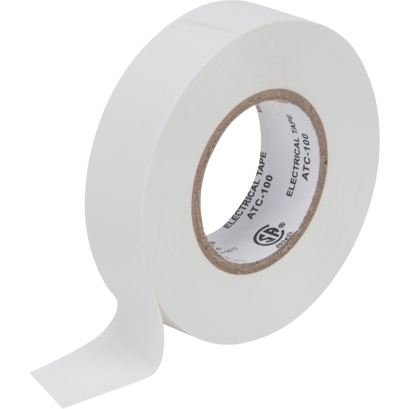 Electrical Tape Width 3/4 White