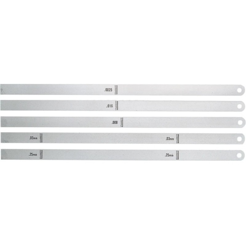 Steel Feeler Gage - Model 667–5–0.005″ Thickness–12.0″ Blade Length
