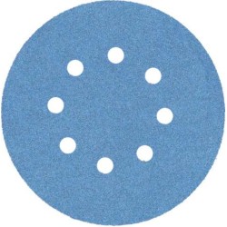 Sanding Disc 5" with 8 Holes Velcro PS36 Zirconia 120 Grit Klingspor 299003