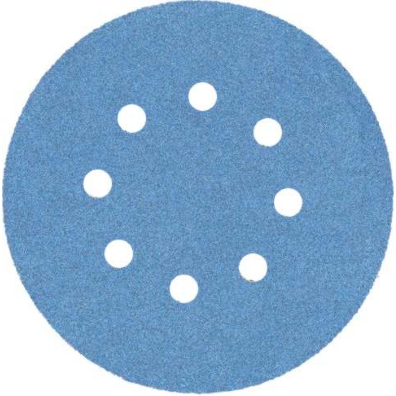 Sanding Disc 5" with 8 Holes Velcro PS36 Zirconia 120 Grit Klingspor 299003