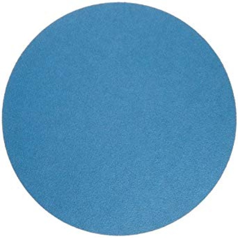 Sanding Disc 15" Diameter No Hole Blue Zirconia Alumina X-Weight Cloth Back PSA Sanding Disc 40 Grit