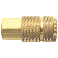 1/4 FPT - 3/8" Body Size - Truflate Interchange Coupler