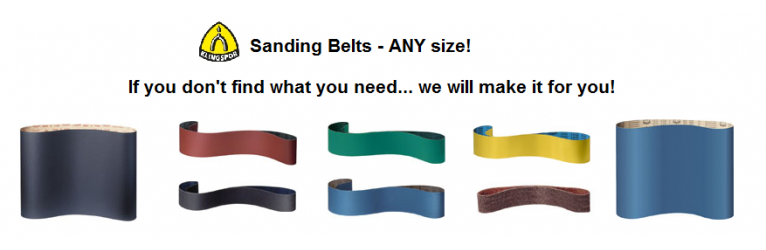Huge selection of sanding belts!