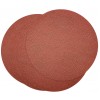6x0 80g Grip-on Carborundum 20289 Premier Red Grip-On (Velcro) Discs