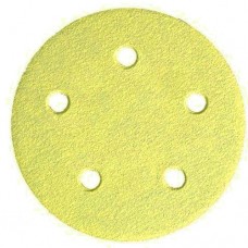 Sanding Disc 5" 5 hole 120 Grit Velcro Carborundum 63627 5" Velcro 5 Hole