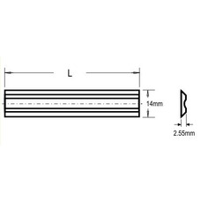 100mm Hss Terminus Knife For K7336429 Cutter Single Knife Replacement Knives