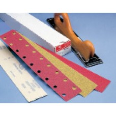 Strips 2-3/4" Wide 220 Grit Velcro Premier Red Carborundum 20470 Strips