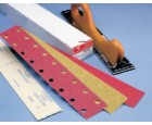 Strips 2-3/4" Wide 80 Grit E-Weight Paper Velcro Premier Red Carborundum 21342