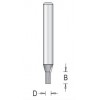 107R4-6M Straight Bit Plunge 2 Flute 6mm Diameter 3/4" Length 1/4" Shank Straight Bits