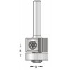 1R4-19 Replaceable Flush Trim Bit 3/4" (19mm) Diameter 12mm Length 1/4" Shank L12 Knife Flush Trim Bits
