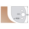 #063 50mm Knives For MPC Multi Profile Cutter (Set of 2) Dimar 3306350 Multi-Profile Cutters