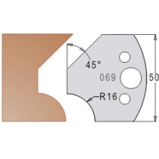#069 50mm Knives For MPC Multi Profile Cutter (Set of 2) Dimar 3306950 Multi-Profile Cutters
