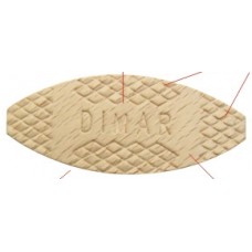 Wood Biscuit 2-1/8" X 3/4" 100 Pcs Dimar BJ10-100 Wood Products