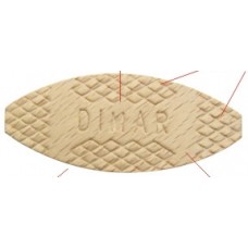 Wood Biscuit 2-1/4" X 15/16" 100 Pcs Dimar BJ20-100 Wood Products